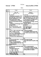 Giáo án tuần 4 lớp 1, 3 - Năm học 2016-2017
